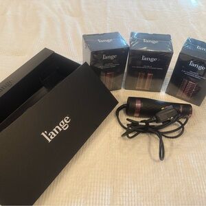 Lange Black and Pink Hair Tool Set